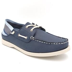 Weatherproof Vintage Men Convertible Boat Shoes Bobby US 8M Navy Blue